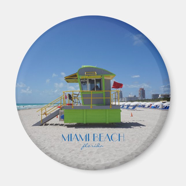 Aimant Miami Beach Garde Ocean Patrol #06 (Devant)