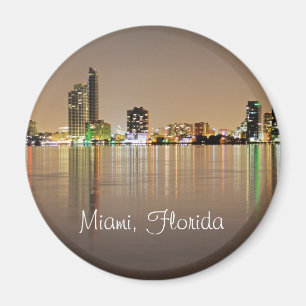 Aimant Miami, Floride, la Magic City la nuit