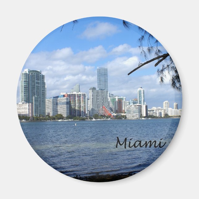 Aimant Miami Skyline (Devant)