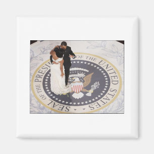 Aimant Michelle et Barack Obama