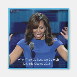 Aimant Michelle Obama "Nous allons de l'avant" Collection