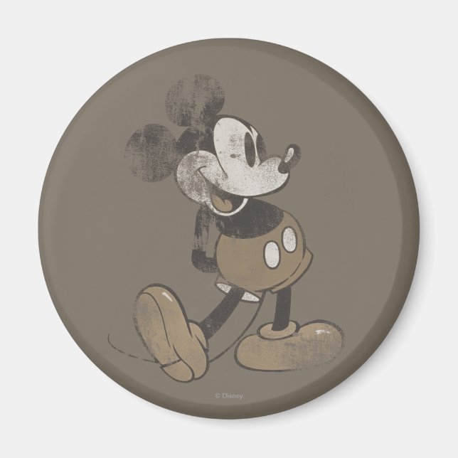 Aimant Mickey classique | Perturbé (Devant)