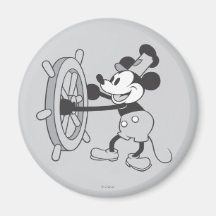 Aimant Mickey classique   Steamboat Willie