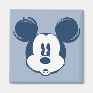 Aimant Mickey classique   Tête bleue