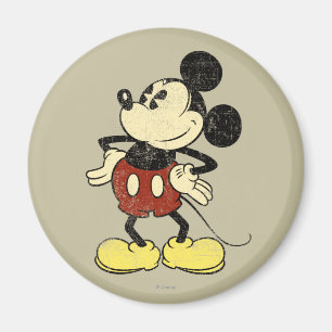 Aimant Mickey Classique Vintage les mains sur les hanch