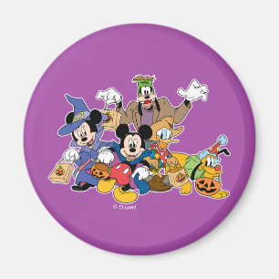 Aimant Mickey et amis d'Halloween