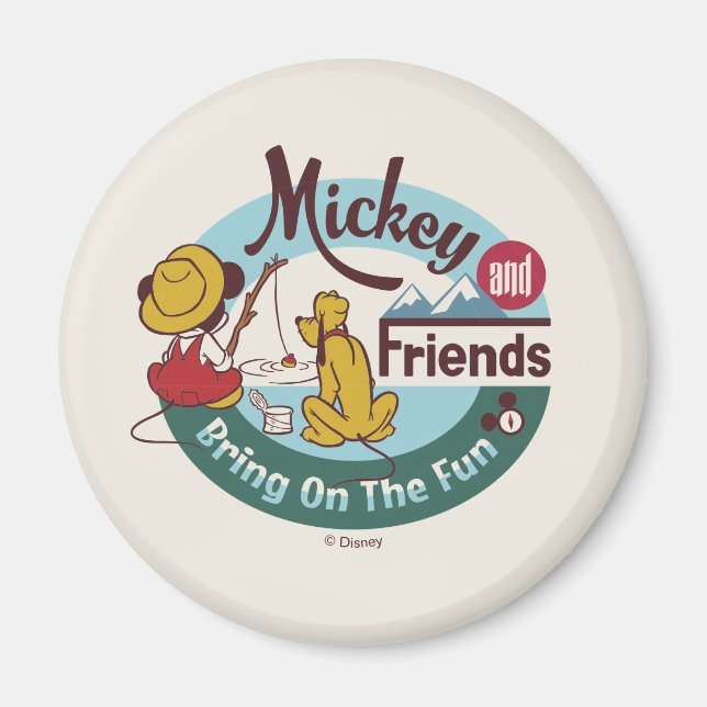 Aimant Mickey et ses amis | Amusez-vous bien (Devant)