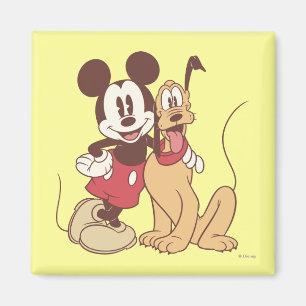 Aimant Mickey & Friends Classic Mickey & Pluto