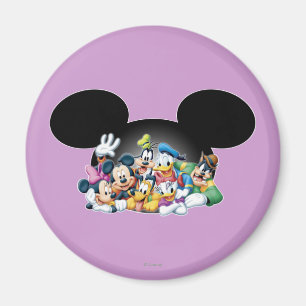 Aimant Mickey & Friends   Groupe dans Mickey Ears
