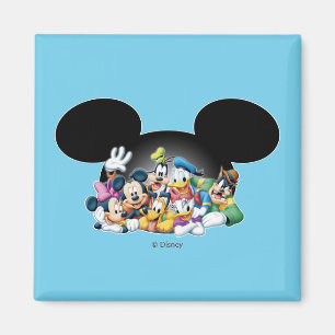 Aimant Mickey & Friends   Groupe dans Mickey Ears