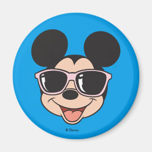 Aimant Mickey   Mickey Lunettes de soleil souriant
