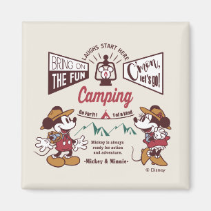 Aimant Mickey & Minnie Allez, on y va !