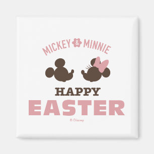 Aimant Mickey & Minnie Bonne Pâques