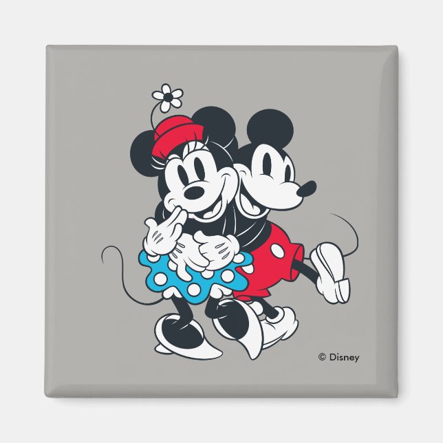 Aimant Mickey & Minnie | Couple gagnant (Devant)