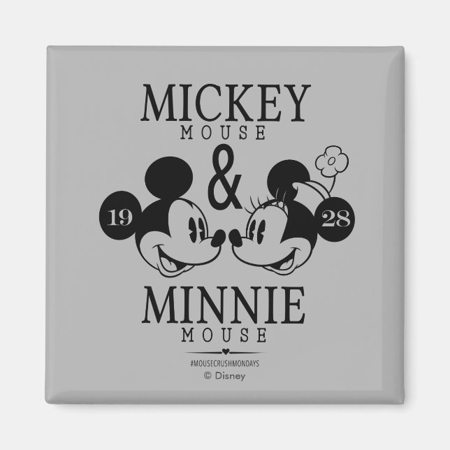 Aimant Mickey & Minnie | Est. 1928 (Devant)