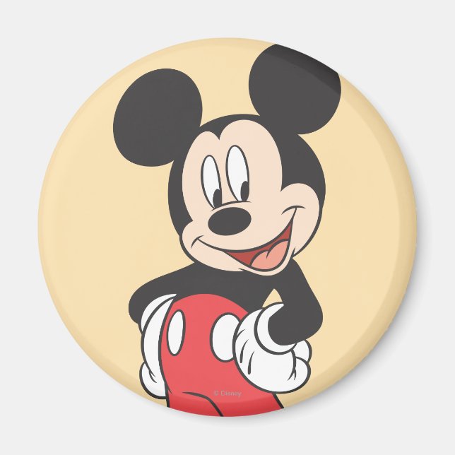 Aimant Mickey moderne | Mains latérales sur les hanches (Devant)