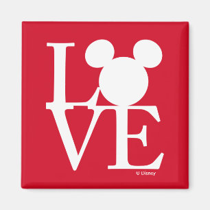 Aimant Mickey Mouse AMOUR   Saint-Valentin 3