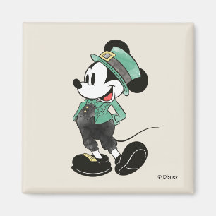 Aimant Mickey Mouse Fête de l'aquarelle St. Patrick
