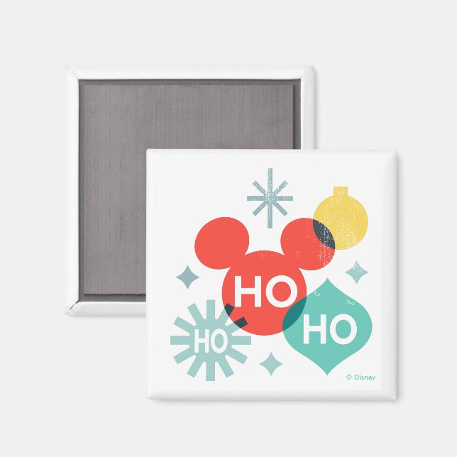Aimant Mickey Mouse | Ho Ho Ho (Recto/Verso)