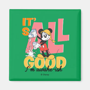 Aimant Mickey Mouse je suis éveillé-ish