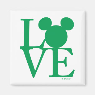 Aimant Mickey Mouse LOVE Saint Patrick's Day