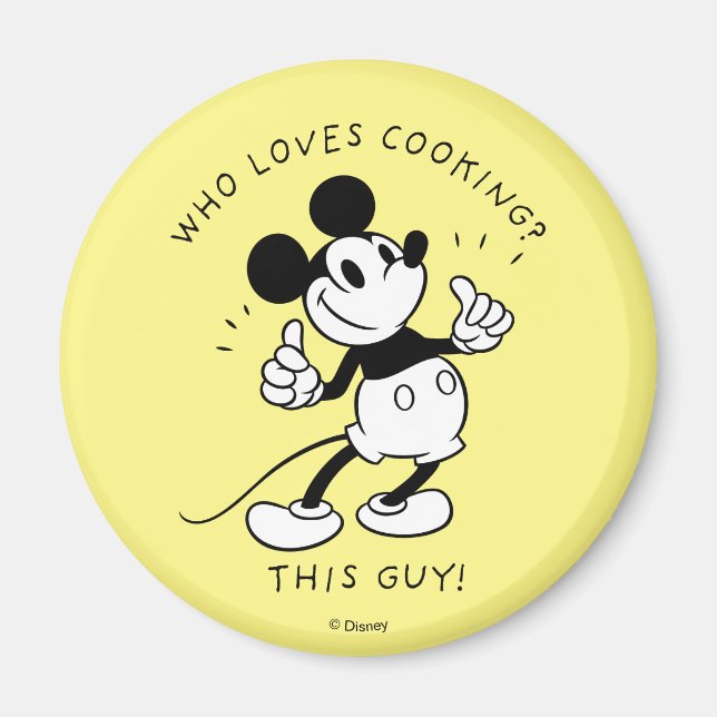 Aimant Mickey Mouse | Mickey Mouse Qui aime la Cuisine (Devant)