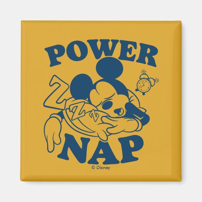 Aimant Mickey Mouse Power Nap (Devant)