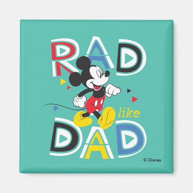 Aimant Mickey Mouse | Rad Like Papa (Devant)