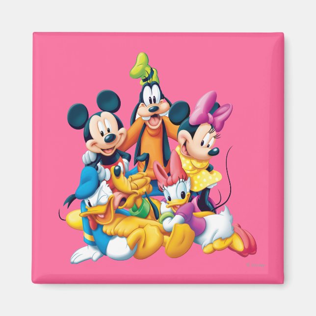 Aimant Mickey & ses amis | Fab Five (Devant)