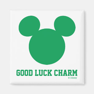 Aimant Mickey Souris Bonne chance Charme Saint Patrick'