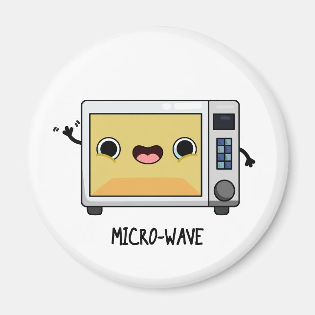 Aimant Microwave Funny Pun (Devant)