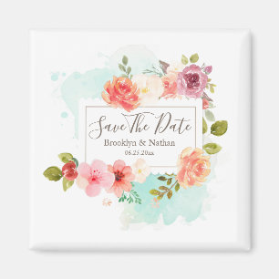 Aimant Midsummer Floral Dreams Enregistrer La Date
