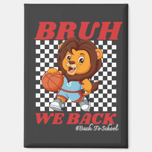 Aimant Mignon Lion de Basket BRUH NOUS REVOICI De Retour