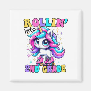 Aimant Mignon Unicorn de Rentree des Classes de 2e Anne S