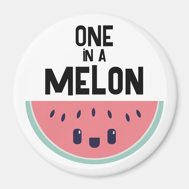 Aimant Mignonne Dans Un Melon Watermelon (Devant)