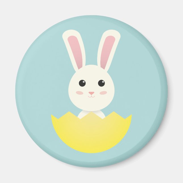 Aimant Mignonne lapin de Pâques I (Devant)