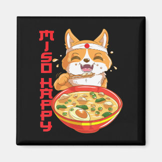 Aimant Mignonne soupe japonaise Shiba Inu Dog Miso