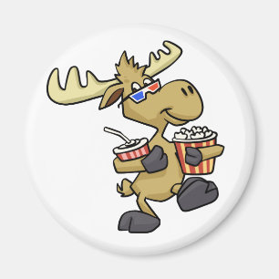 Aimant Mignons Portant des lunettes 3D  choisir la couleu