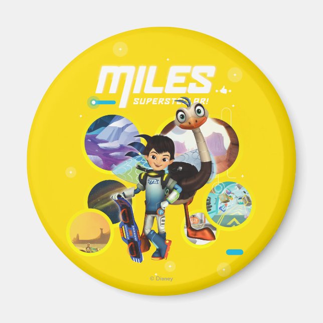 Aimant Miles Superstellar & MERC Robotic Sidekick (Devant)