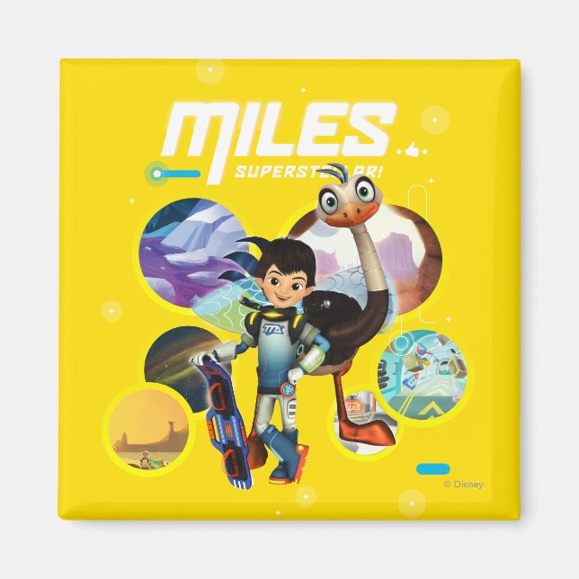 Aimant Miles Superstellar & MERC Robotic Sidekick (Devant)