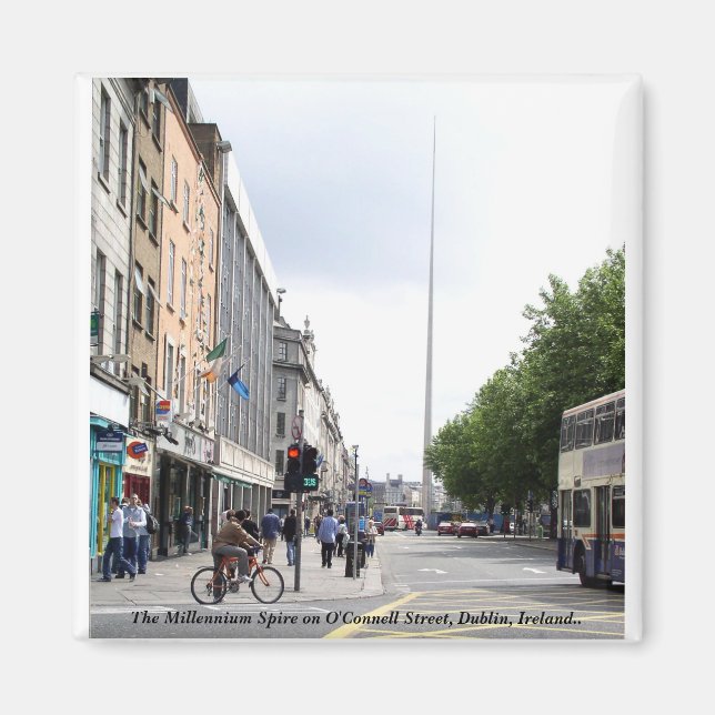 Aimant Millennium Spire, Dublin, Irlande (Devant)