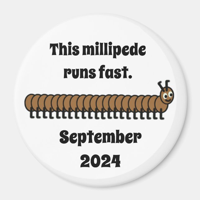 Aimant Millipede, brun (Devant)