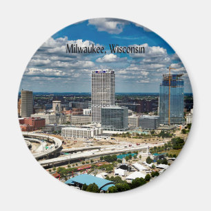 Aimant Milwaukee, Wisconsin cityscape