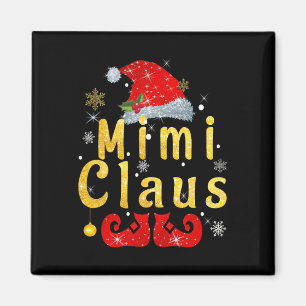 Aimant Mimi Claus Noël Santa Hat Correspondance Famille P