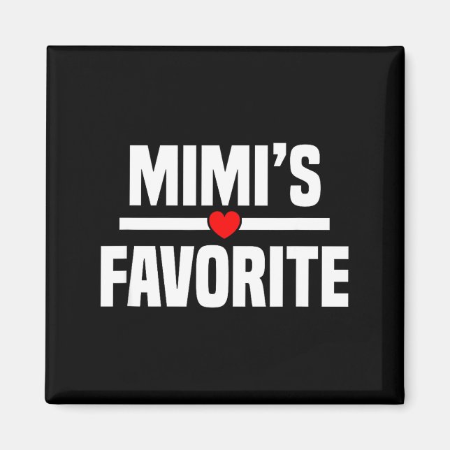 Aimant Mimi's Favorite Granhild Funny Grandson Granddaugh (Devant)