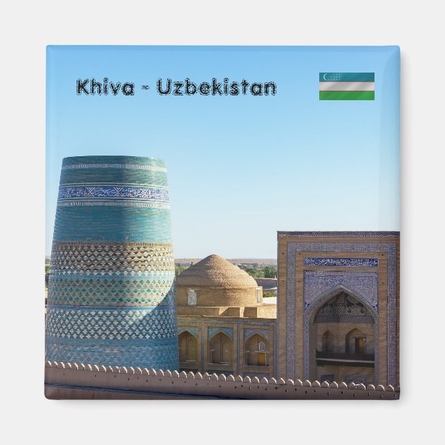 Aimant Minaret mineure Kalta inachevé - Khiva, Ouzbékista (Devant)