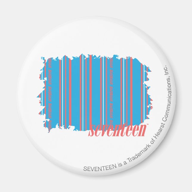 Aimant Minces bandes Aqua 4 (Devant)