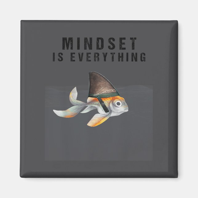 Aimant Mindest Is Everything - Motivational Quote Insrati (Devant)