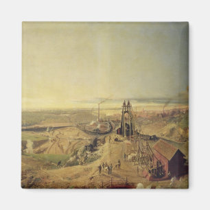 Aimant Mines de charbon et carrières d'argile à Montchani