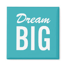 Aimant minimaliste turquoise